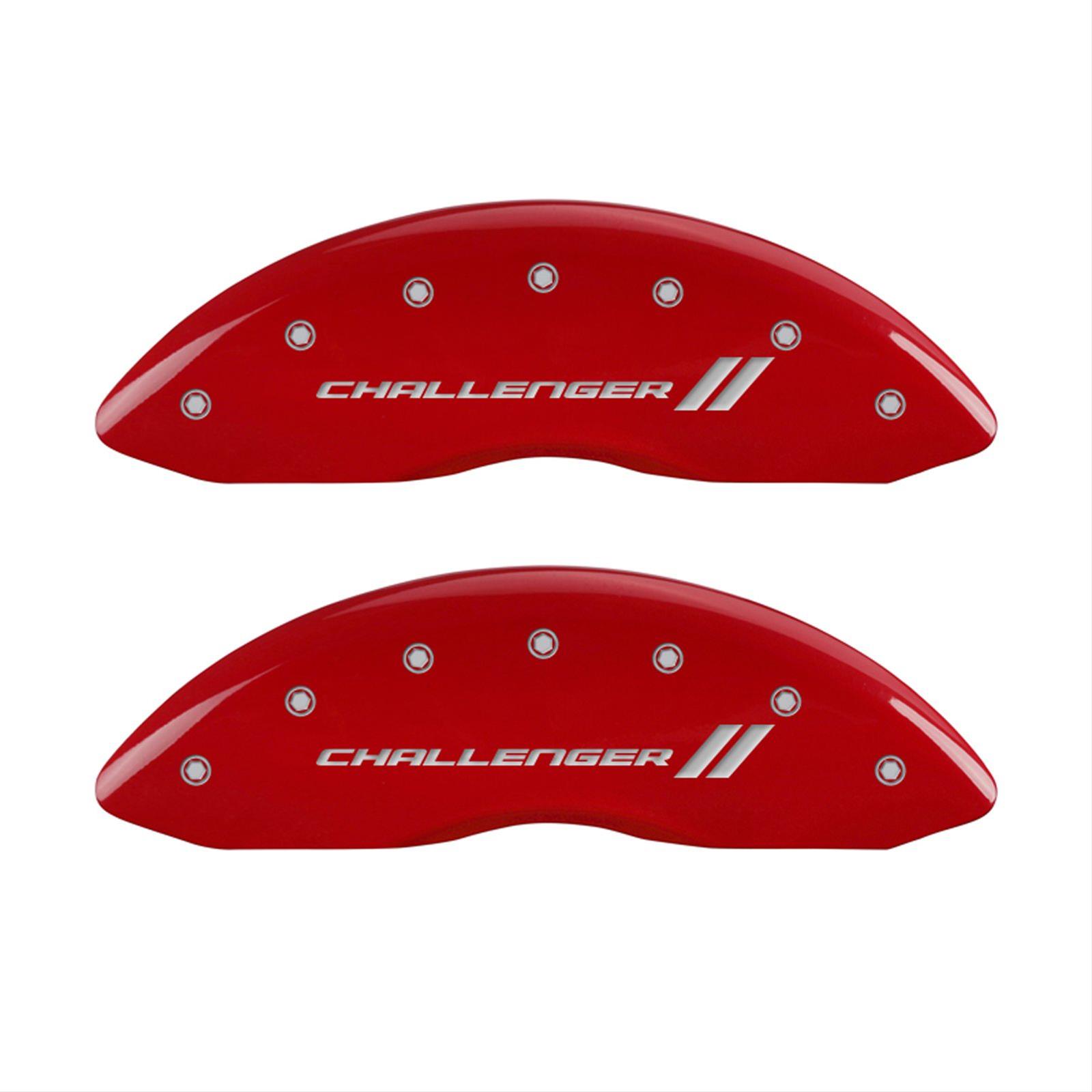 MGP Caliper Covers 12162SCL1RD MGP Red Caliper Covers Summit Racing