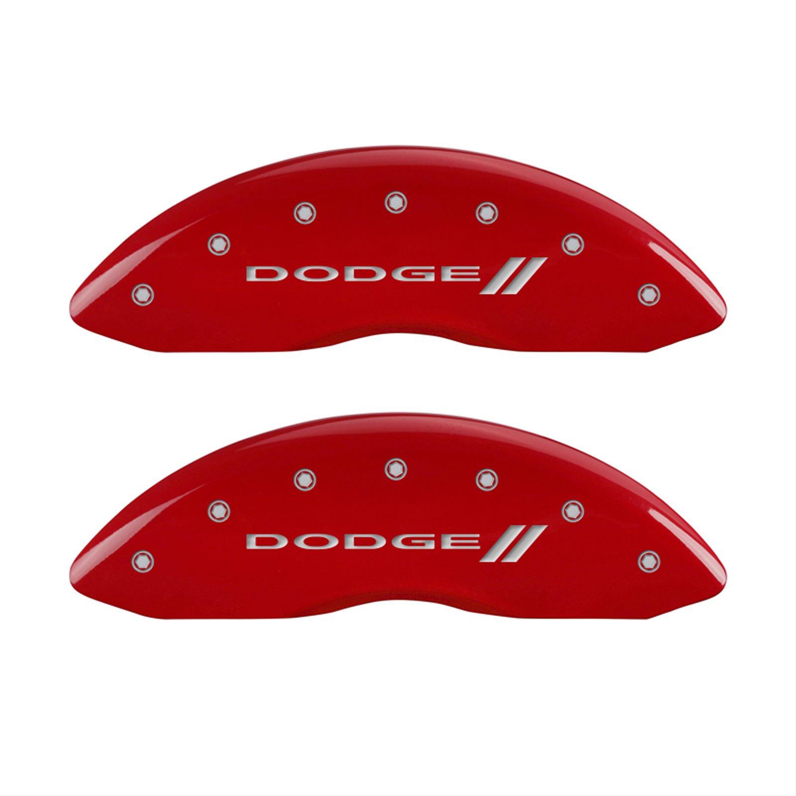 MGP Caliper Covers 12001SDD3RD MGP Red Caliper Covers Summit Racing