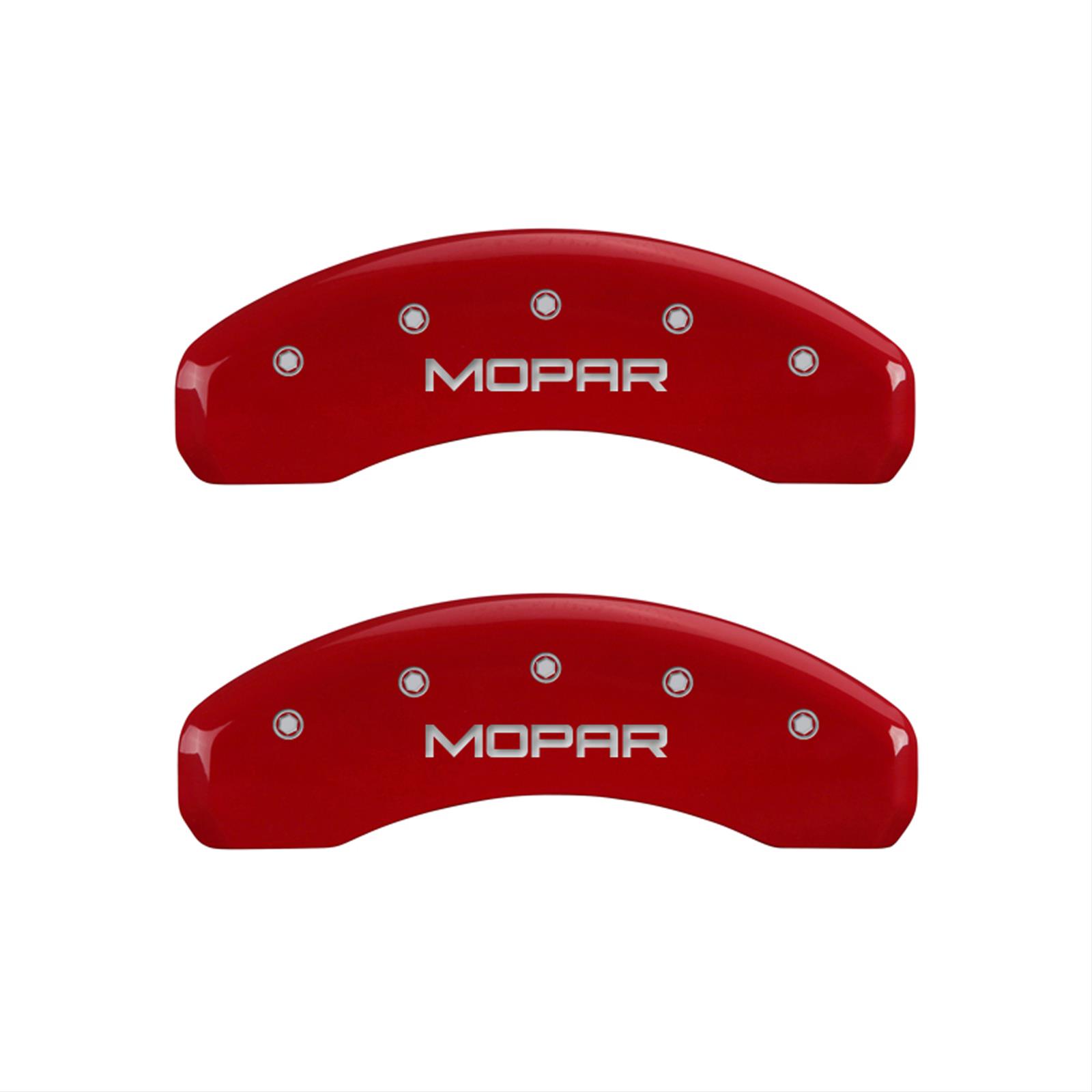 MGP Caliper Covers 32009SMOPRD MGP Red Caliper Covers Summit Racing