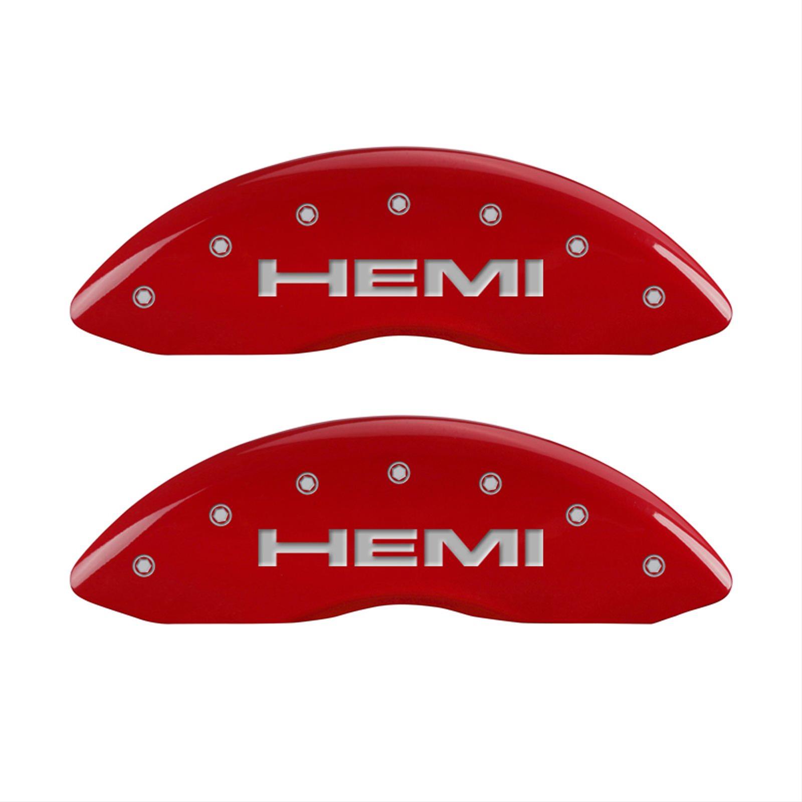 MGP Caliper Covers 42002SHEMRD MGP Red Caliper Covers Summit Racing