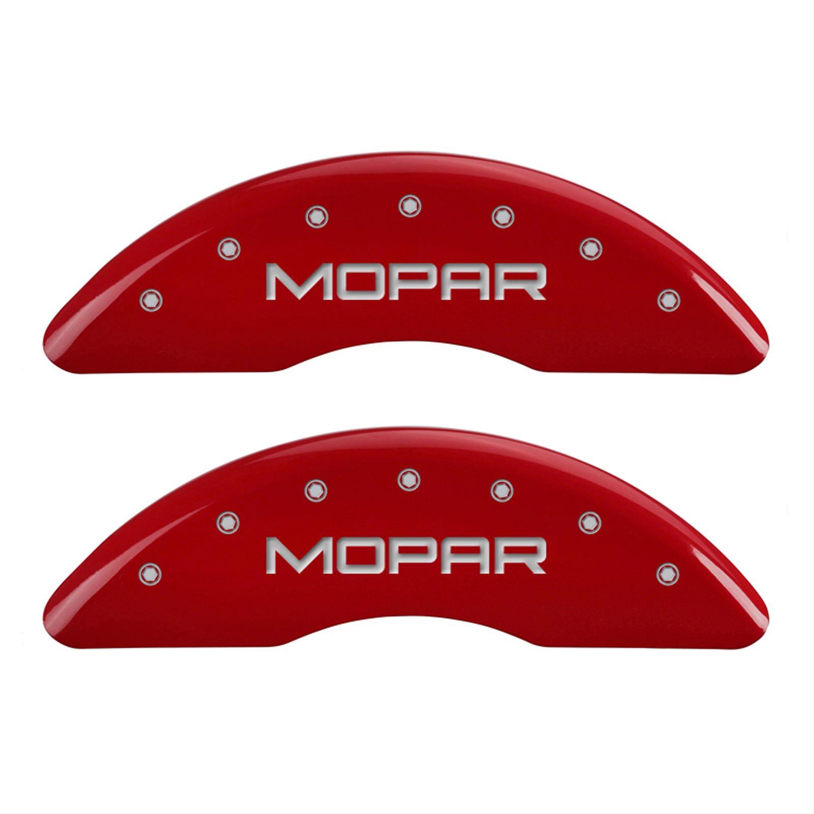MGP Caliper Covers 42012SMOPRD MGP Red Caliper Covers Summit Racing