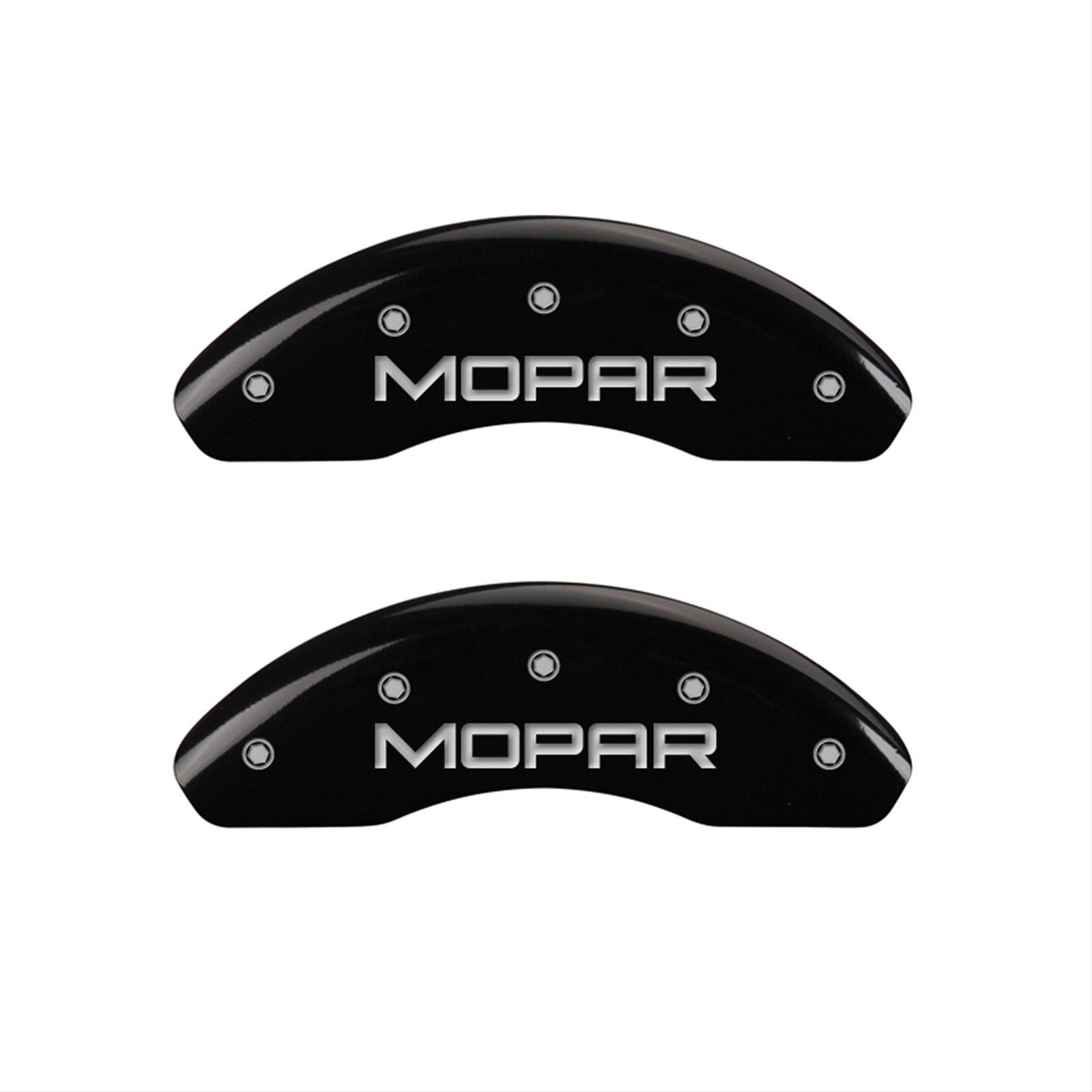 MGP Caliper Covers 42013SMOPBK MGP Black Caliper Covers Summit Racing