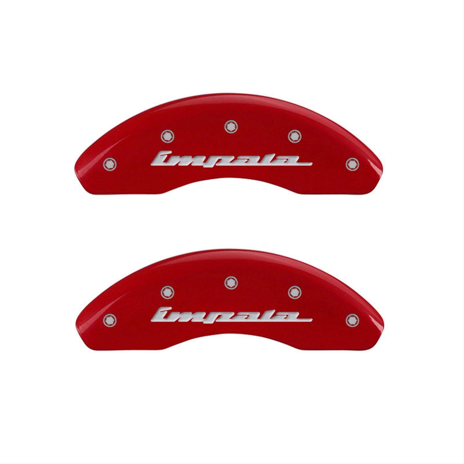 MGP Caliper Covers 14050SIMPRD MGP Red Caliper Covers Summit Racing