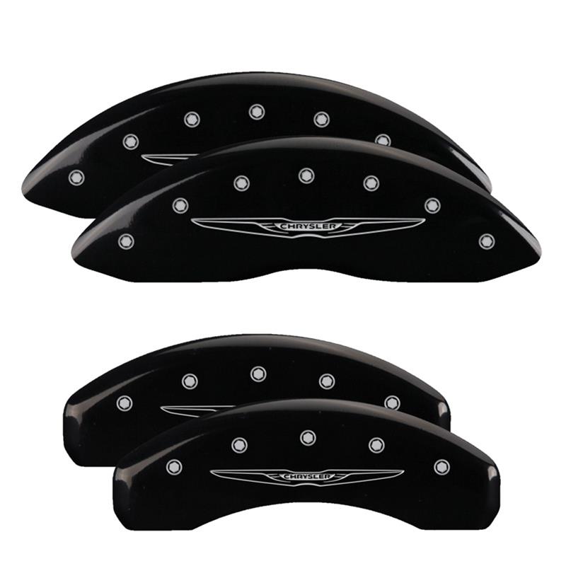 MGP Caliper Covers 32009SCW2BK MGP Black Caliper Covers Summit Racing
