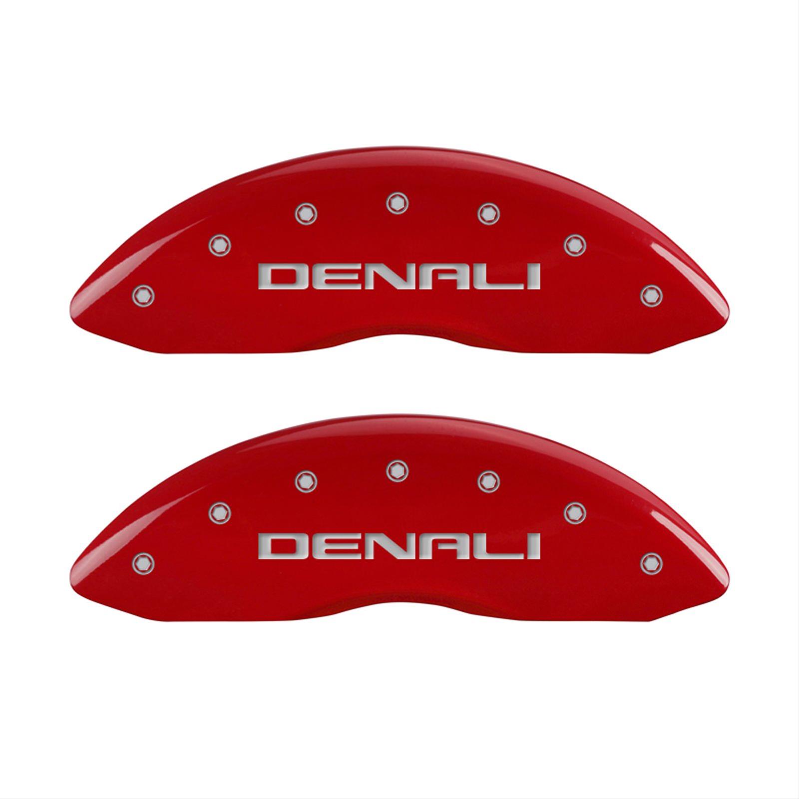 MGP Caliper Covers 34208SDNLRD MGP Red Caliper Covers Summit Racing