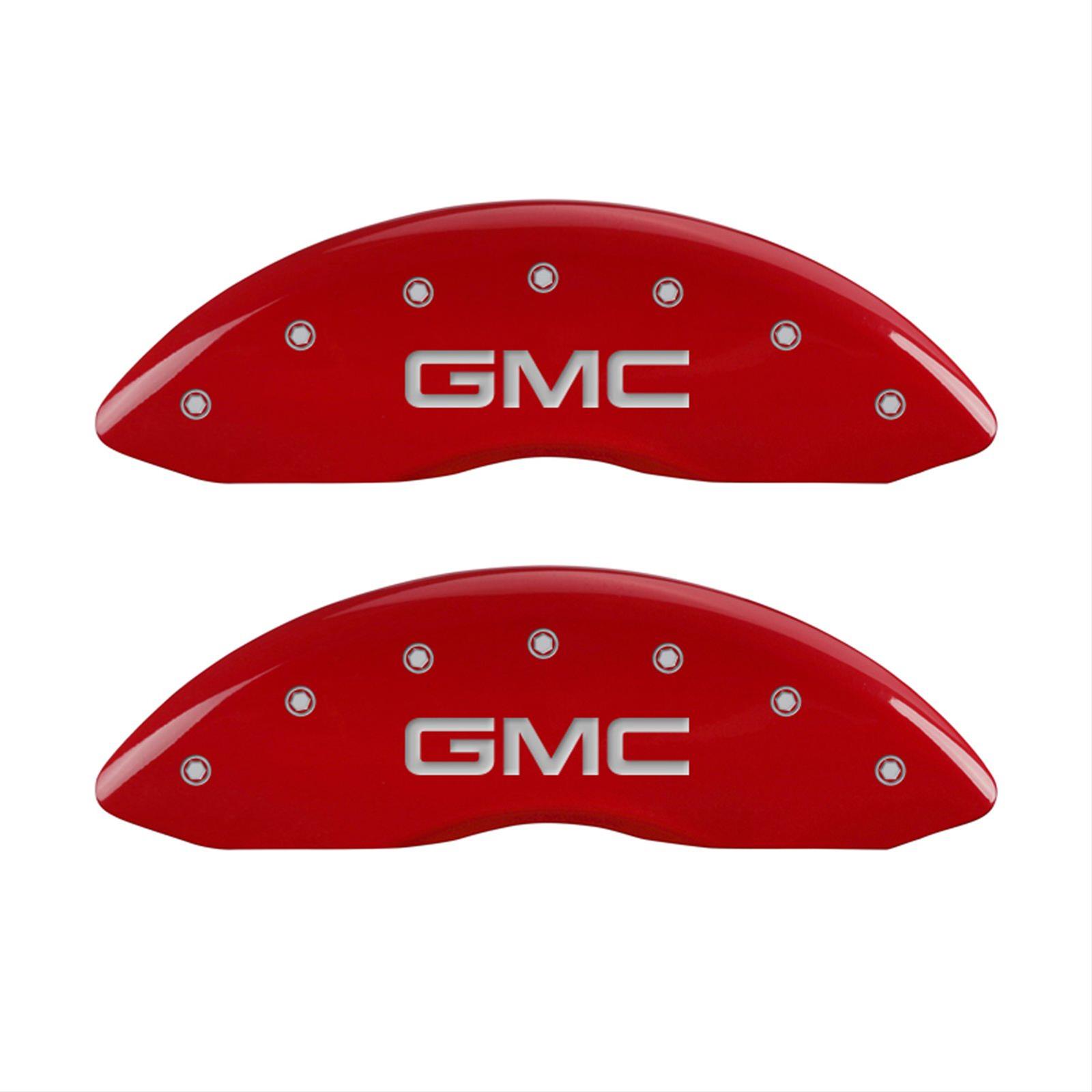 MGP Caliper Covers 34009SGMCRD MGP Red Caliper Covers Summit Racing