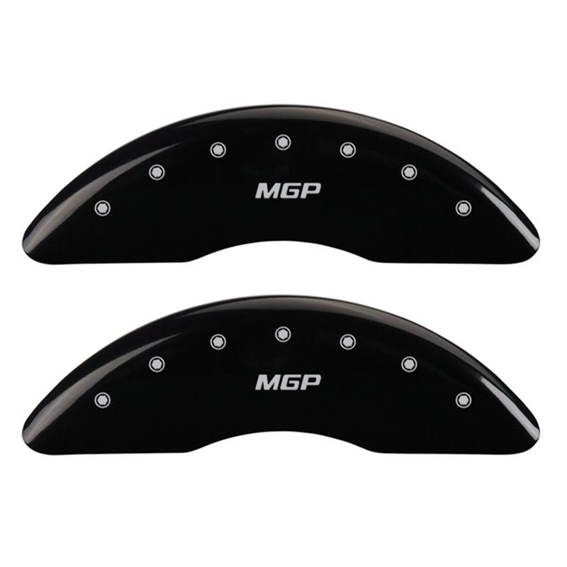 MGP 2 Caliper Covers Engraved Front MGP Black Finish Silver Characters 2007 GMC Canyon thumbnail 2