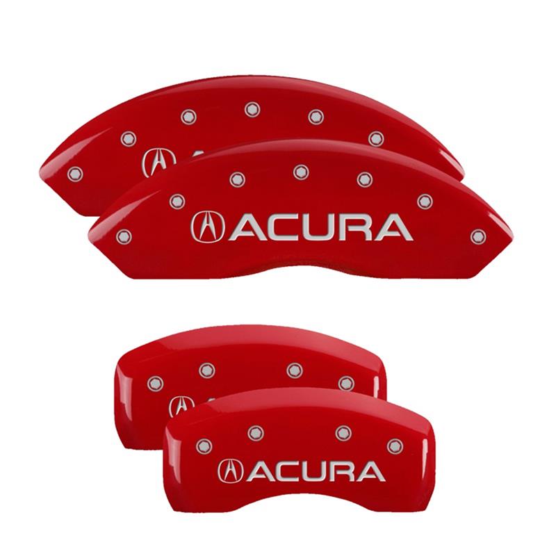 MGP Caliper Covers - Brake for 2002-2006 RSX 39005SCUSDF Set Of 4 Covers, Engraved Front And Rear: Custom Graphics, Designated Finish.