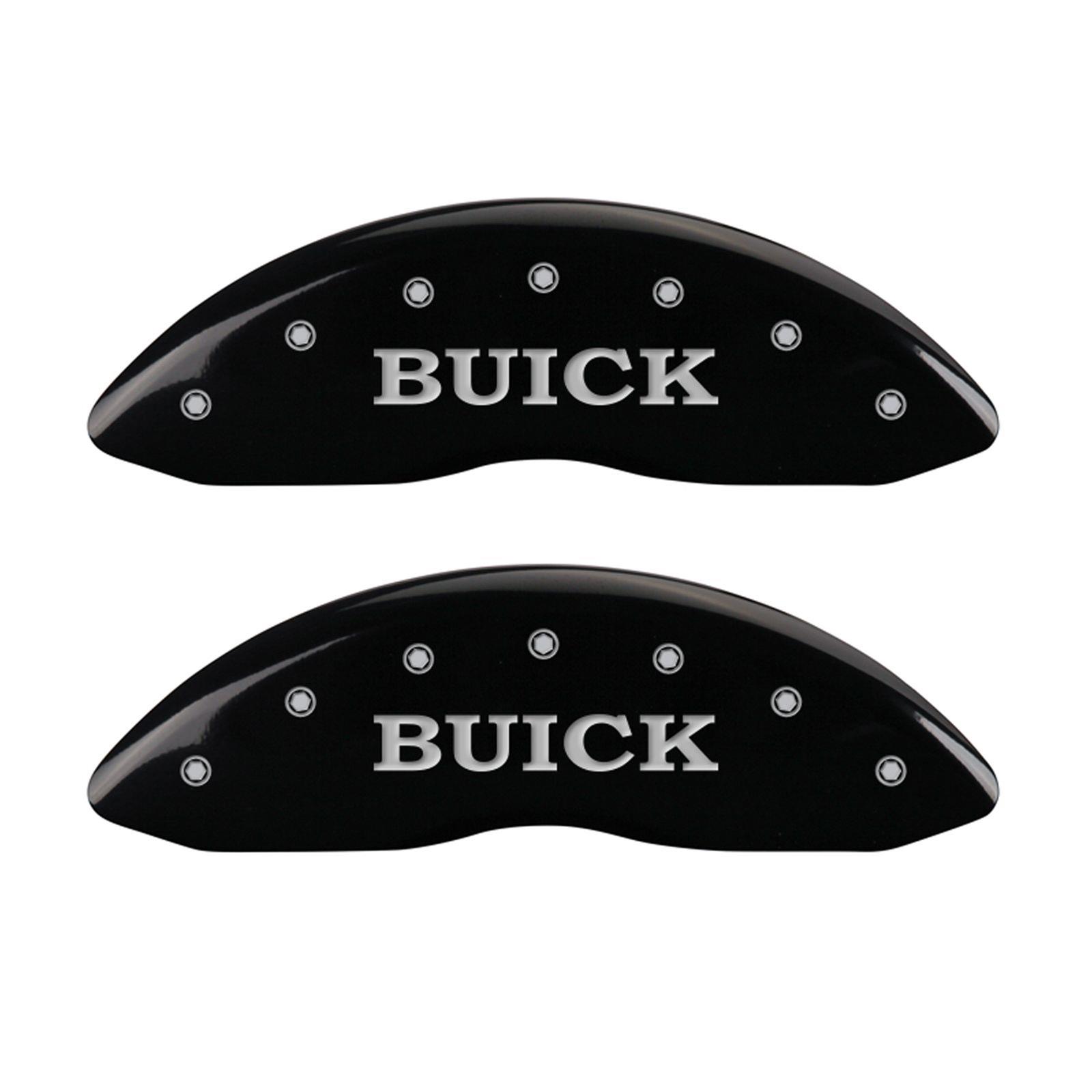 MGP Caliper Covers - Brake Pad for 2024-2025 ENVISTA 49019SMGPRD Set Of 4 Covers, Engraved Front And Rear: Mgp, Red Powder Coat Finish, Silver Characters