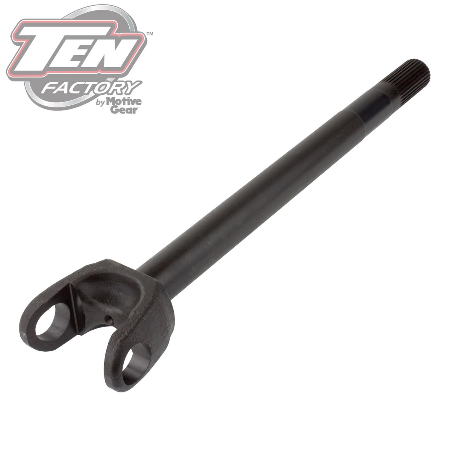 Motive Gear Ten Factory Axle Shafts for 2007-2018 WRANGLER - MG20150B Shaft, Direct Fit, Dana 44, 19.128 in. Length, 30 Spline, Front Left Inner, 4340 Chromoly, Jeep, Each