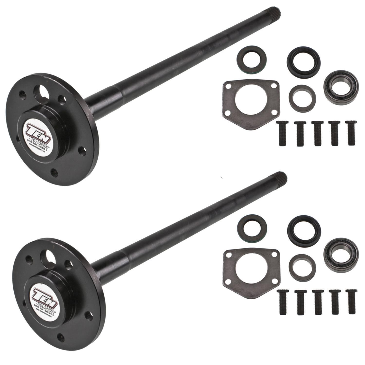 Motive Gear Ten Factory Axle Shafts MG22133 Shafts, Direct Fit, 1541H Alloy Steel, 30-Spline, 30.350 in./28.850 in. Length, Jeep, Kit