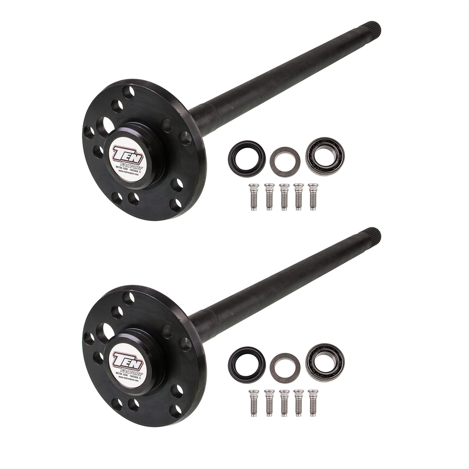 Motive Gear Ten Factory Axle Shafts for 1987-2006 WRANGLER - MG22136 Shafts, Direct Fit, 4140 Chromoly, 33-Spline, 29.750 in./29.250 in. Length, Jeep, Kit
