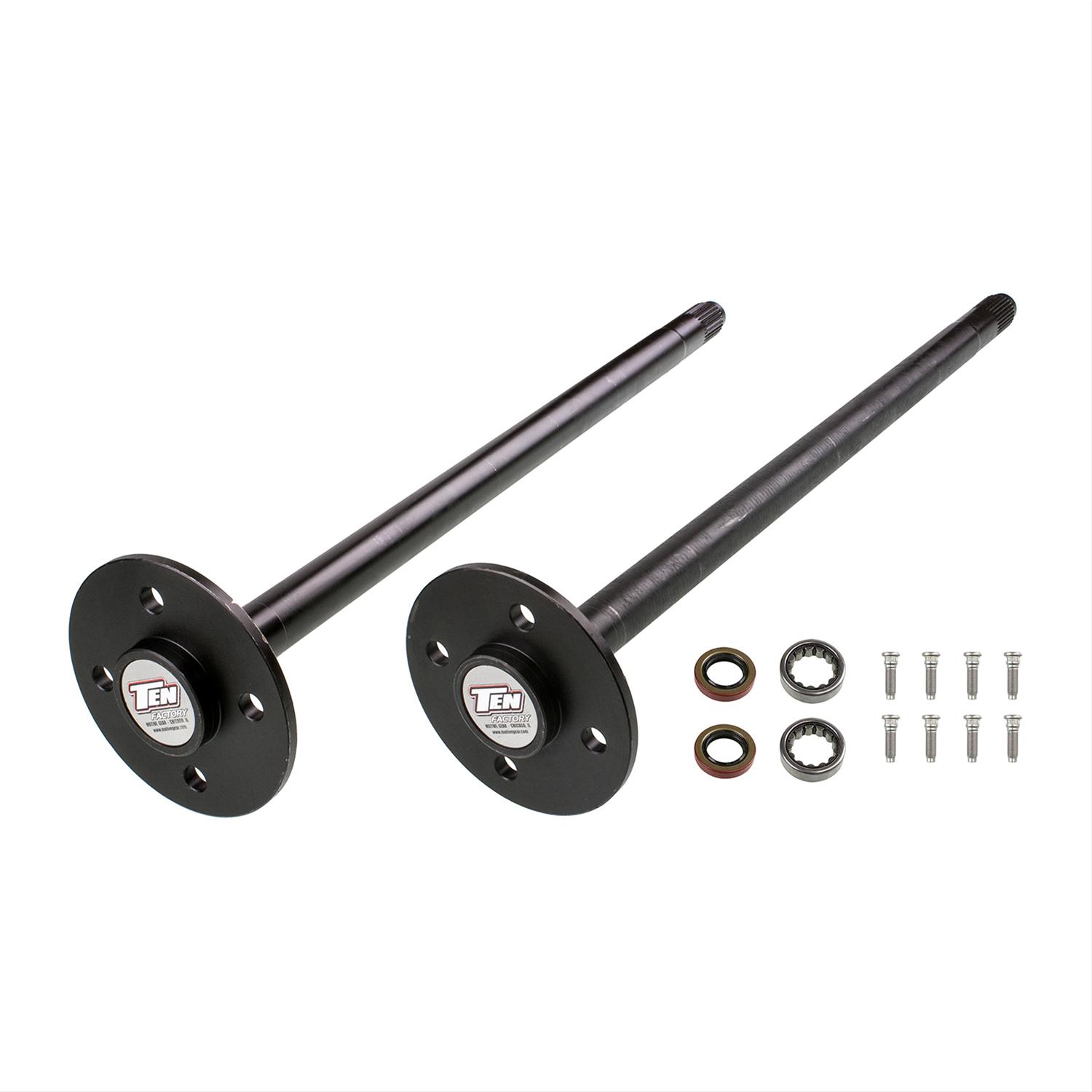Motive Gear Ten Factory Axle Shafts for 1984 CAPRI, 1986-1993 MUSTANG - MG22183 Shafts, Direct Fit, 1541H Alloy Steel, 31-Spline, 29.000 in. Length, Ford, Mercury, Kit