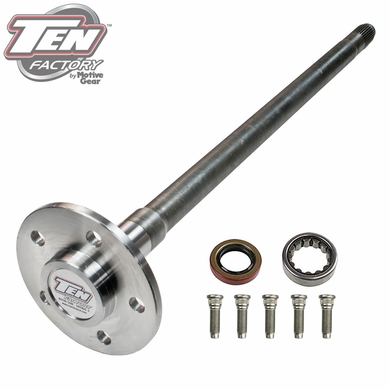 Motive Gear Ten Factory Axle Shafts for 1966-1975 BRONCO - MG25227 Shaft, Direct Fit, Ford 9 in., 29.625 in. Length, 31 Spline, 5 x 5.5 in. Bolt Pattern, Rear Left, Ford, Bronco, Each