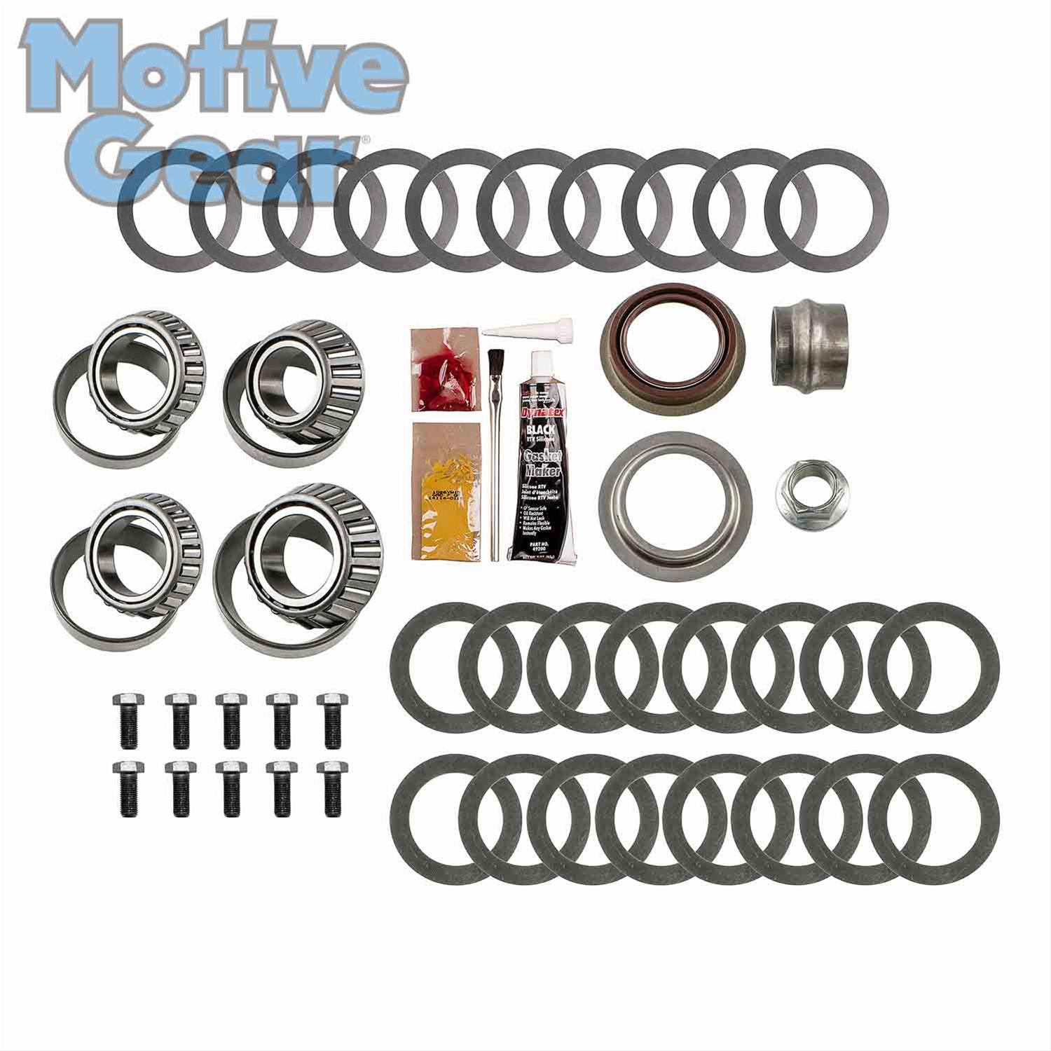 Motive Gear Master Ring and Pinion Installation Kits for 2008-2012 LIBERTY, 2007-2011 NITRO, 2007-2018 WRANGLER - R30RJKMKT Kit, Kit, Dana 30, 26-Spline Pinion, Kit