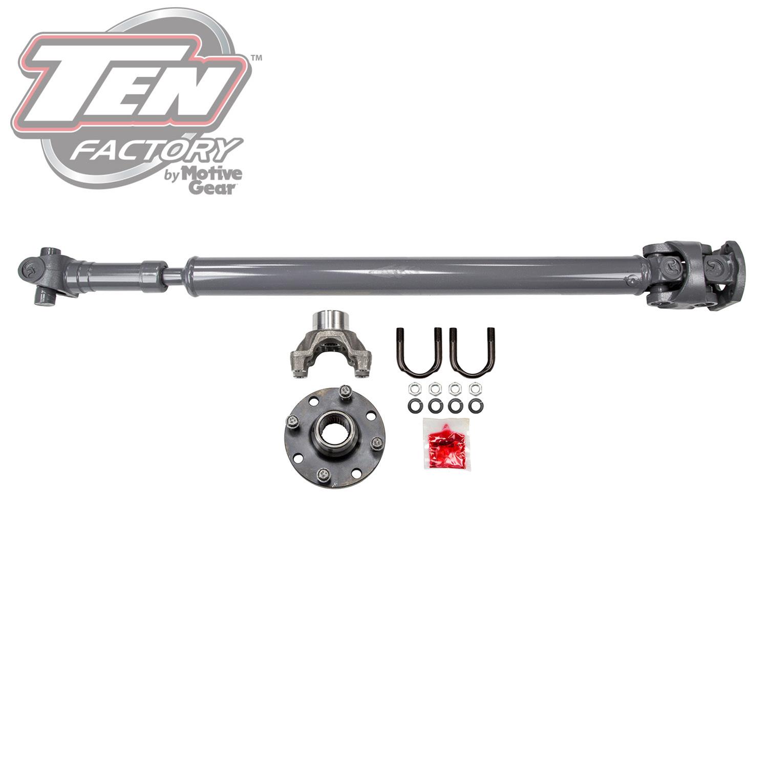 Motive Gear Ten Factory Driveshafts for 2007-2018 WRANGLER, 2018 WRANGLER JK - TFR1350-2157 Driveshaft, 2-Piece, Rear, 4140 Chromoly, Jeep, Each