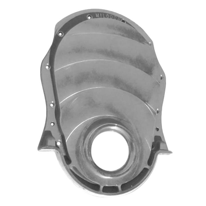 Milodon Aluminum Timing Covers 14855 Cover, 1-Piece, Aluminum, Natural, Chevy, Big Block, Each
