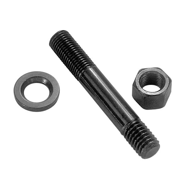 Milodon Oil Pump Stud Kits 17050 Fasteners, Standard Pump, Studs, Hex Head, Chromoly, Black Oxide, Chevy, Big/Small Block, Kit