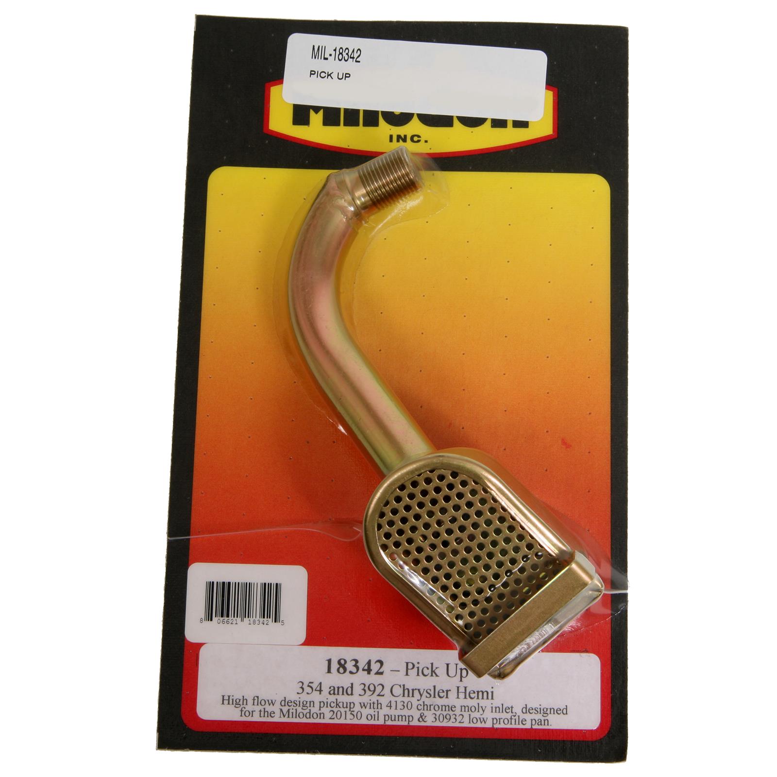 Milodon 18342 Milodon Oil Pump Pickups Summit Racing