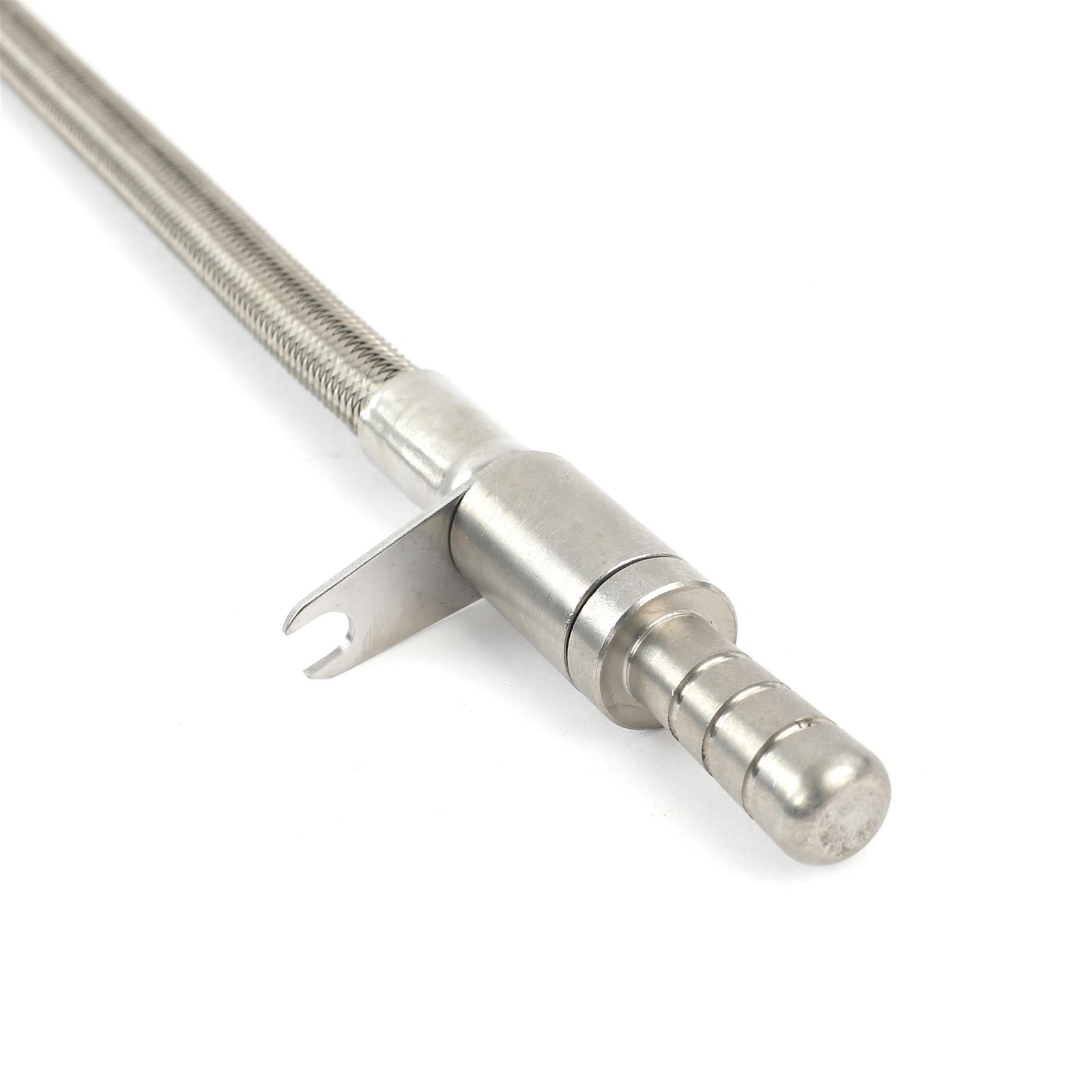 Milodon Stainless Steel Oil Dipsticks 22064 Dipstick and Tube, Engine, Braided Steel, Natural, Chrysler, Dodge, 6.1L, Each