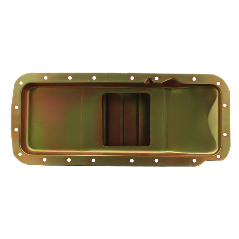 Milodon Street and Strip Oil Pans 30931 Pan, Steel, Gold Iridite, 7 qt., Mopar, B/RB/Hemi, A, B E Bodies, External Pump, Each thumbnail 3
