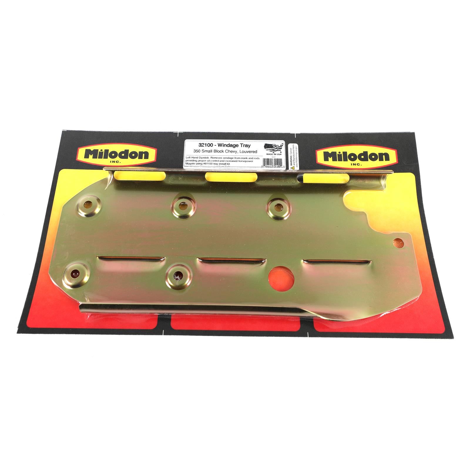 Milodon 32100 Milodon Windage Trays | Summit Racing