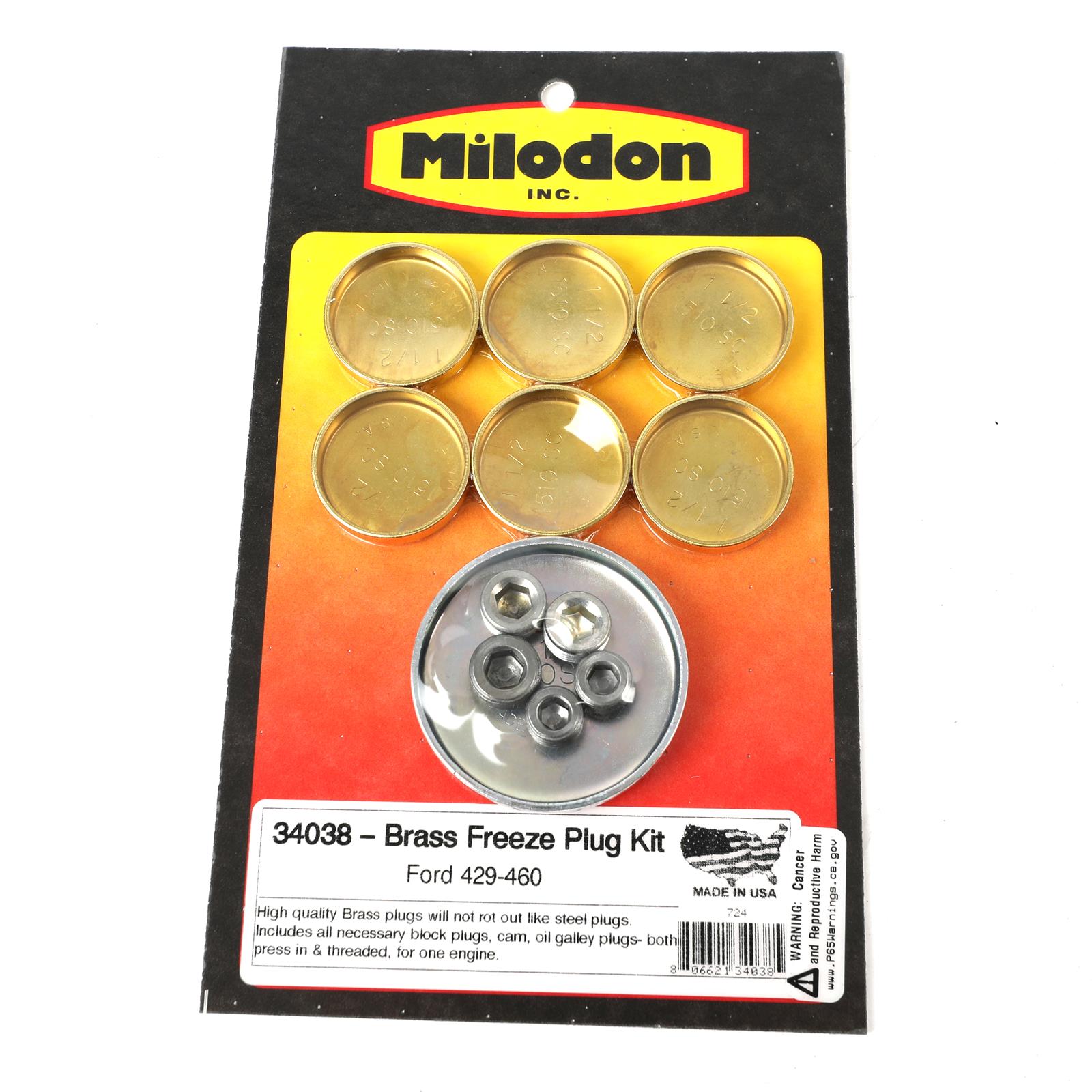 エルフモール Milodon 34038 Milodon Freeze Plug Kits | Summit Racing