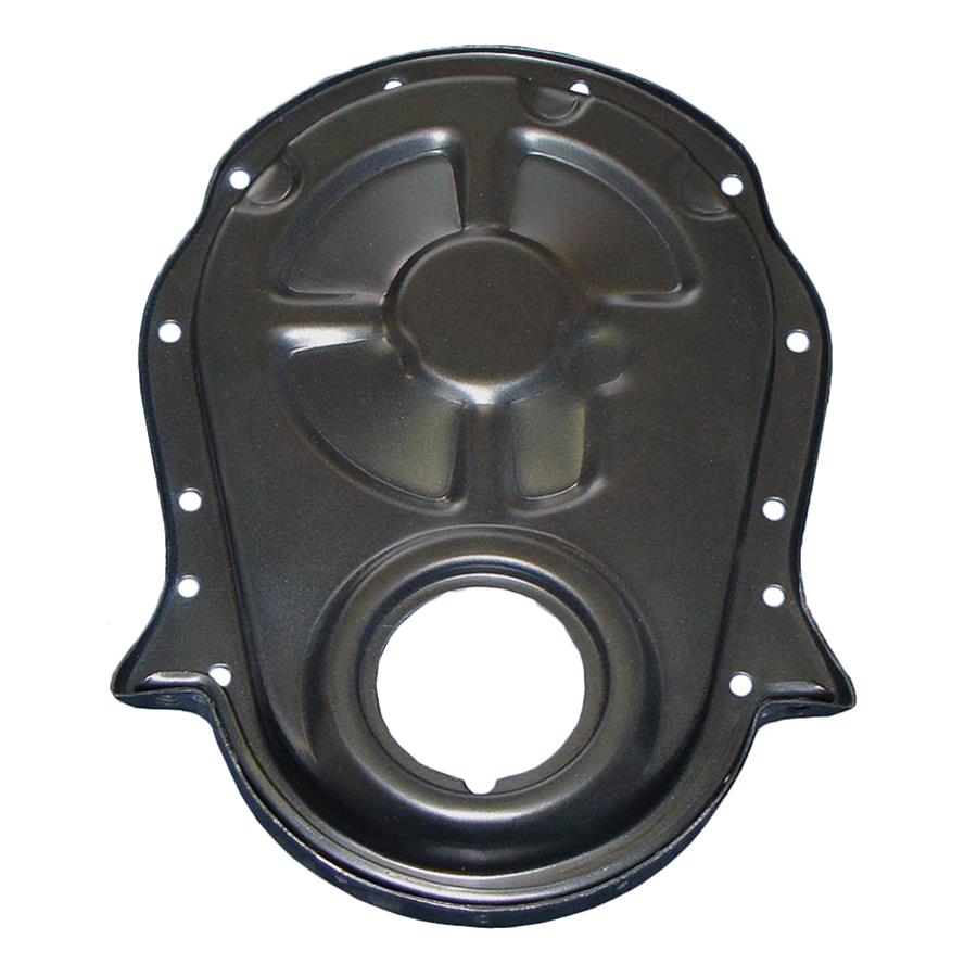 Milodon Steel Timing Covers 65604 Cover, 1-Piece, Steel, Black, Chevy, Big Block, Each