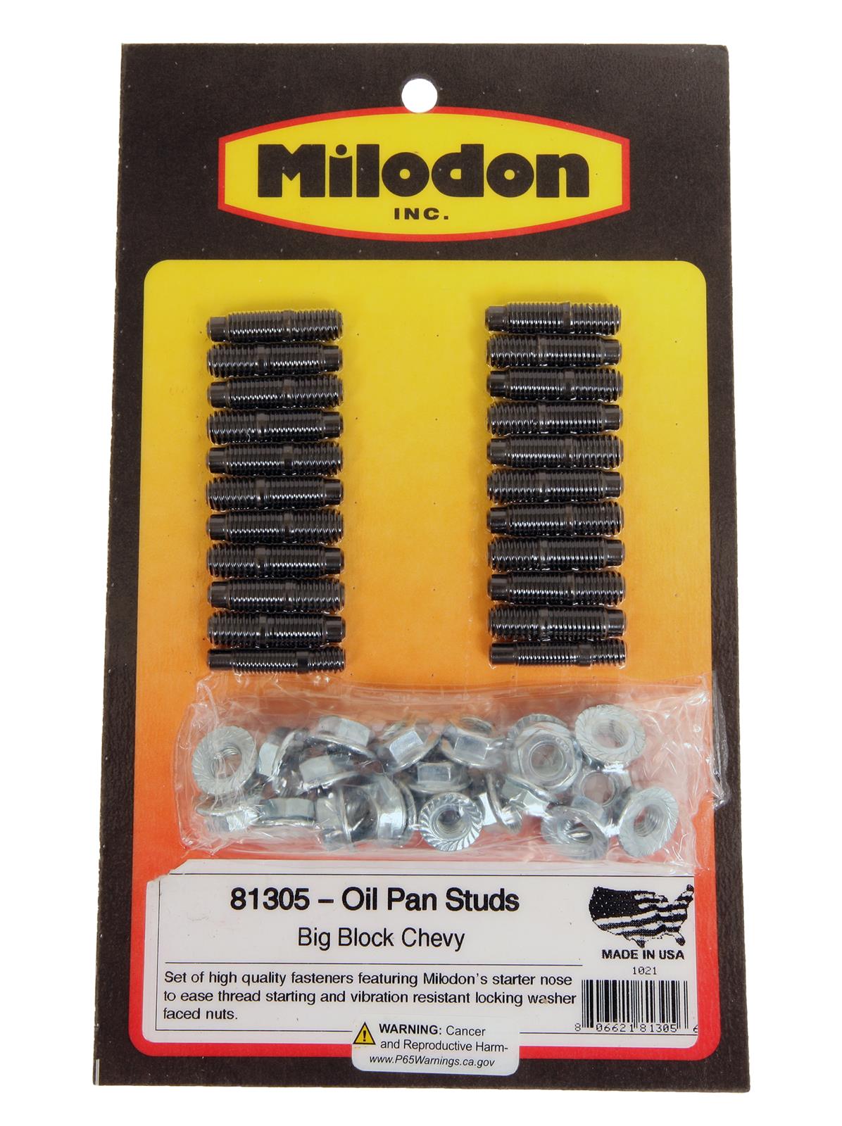 Milodon 81305 Milodon Oil Pan Stud Kits Summit Racing