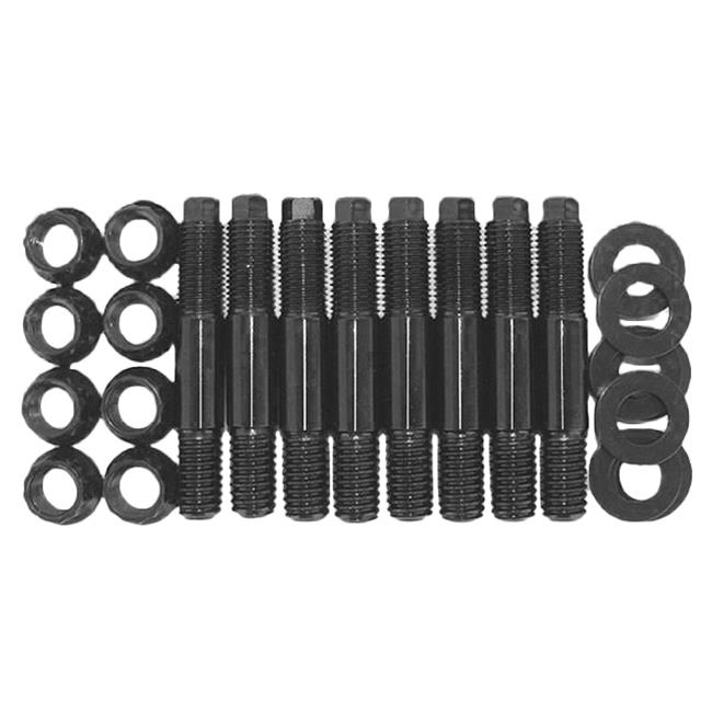 Milodon Aluminum Blower Studs 84550 Studs, Aluminum, 7/16-20 in. Diameter Studs, 2.75 in. Length, Set