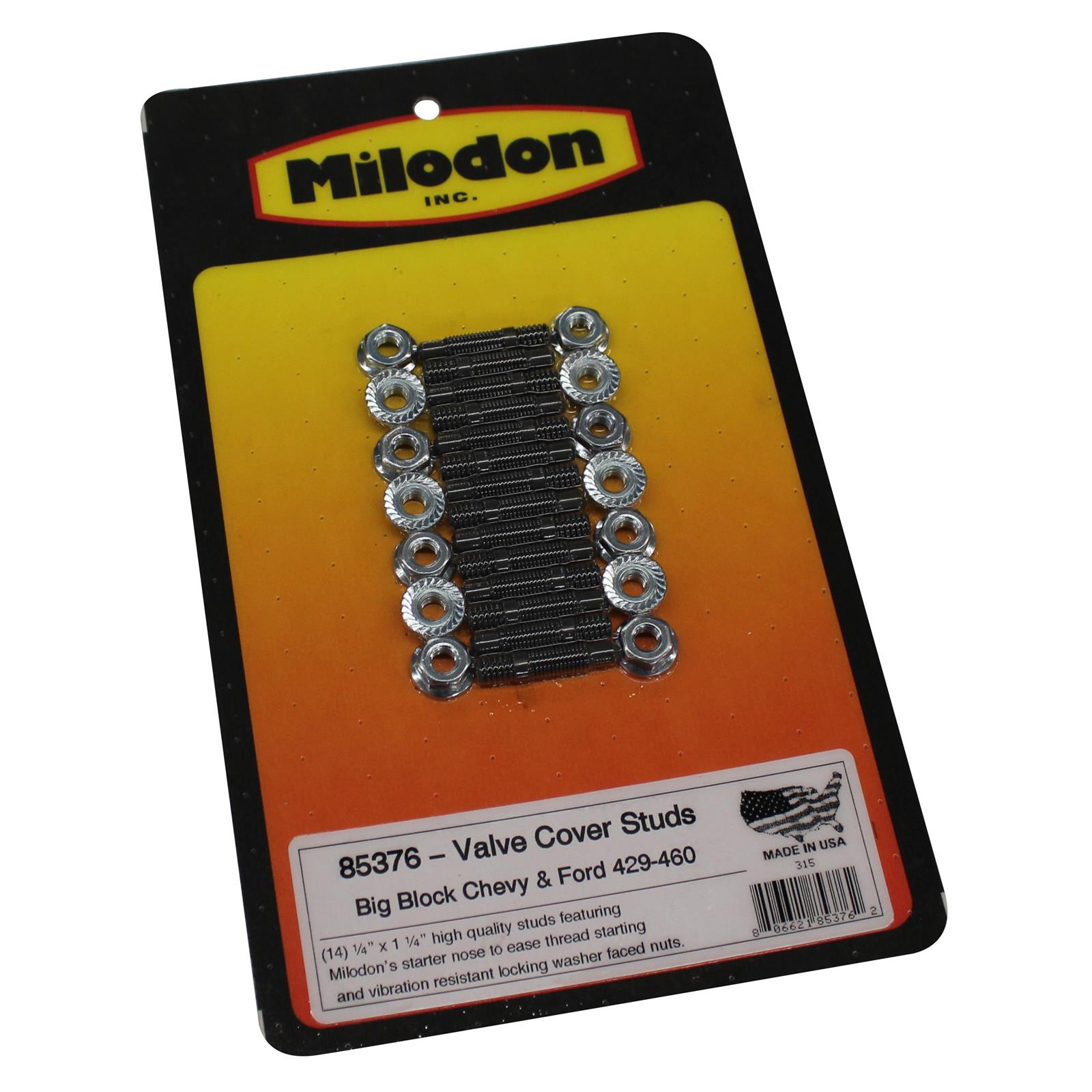 CHEVROLET Milodon 85376 Milodon Valve Cover Stud Kits | Summit Racing