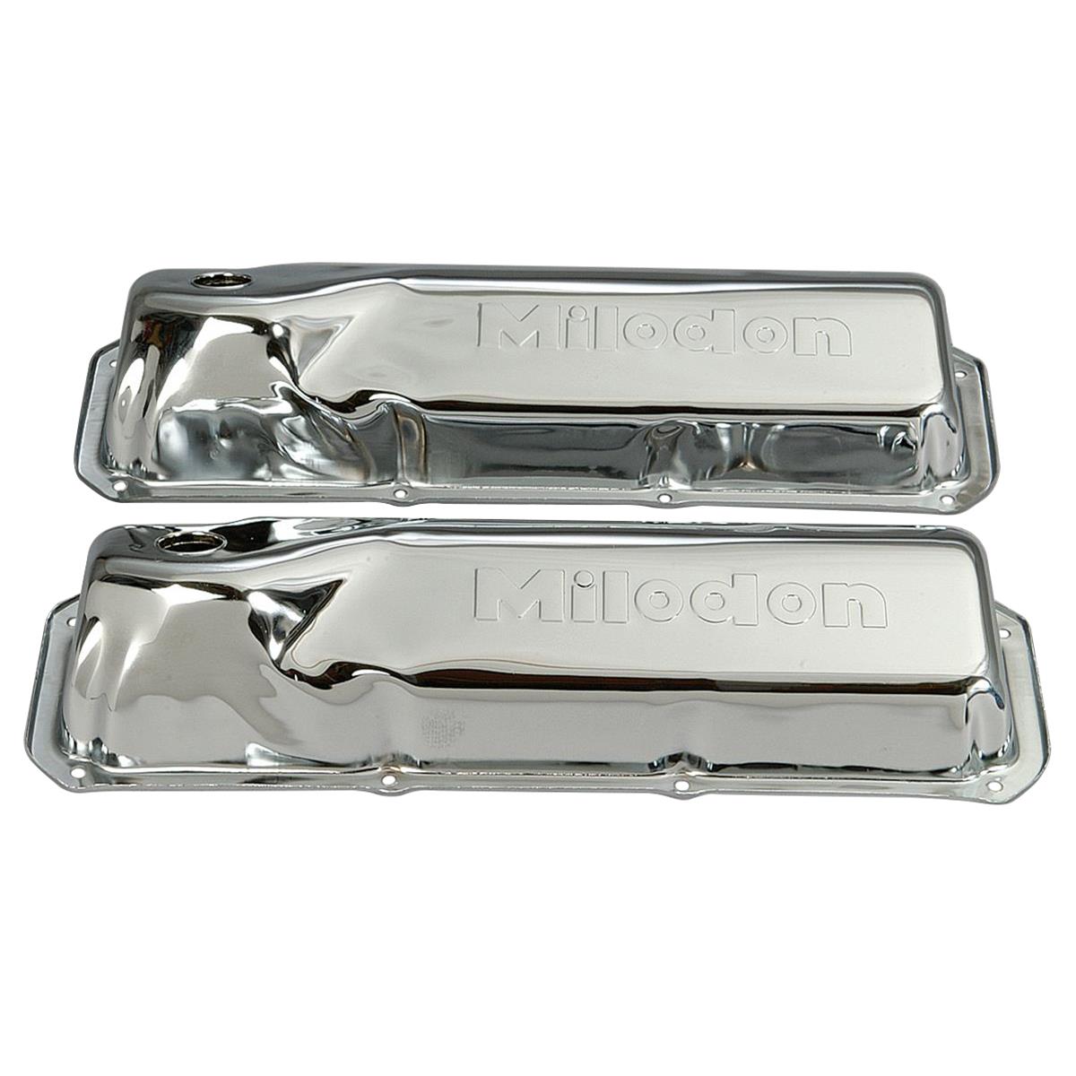 Milodon 85651 Milodon Chrome Valve Covers Summit Racing
