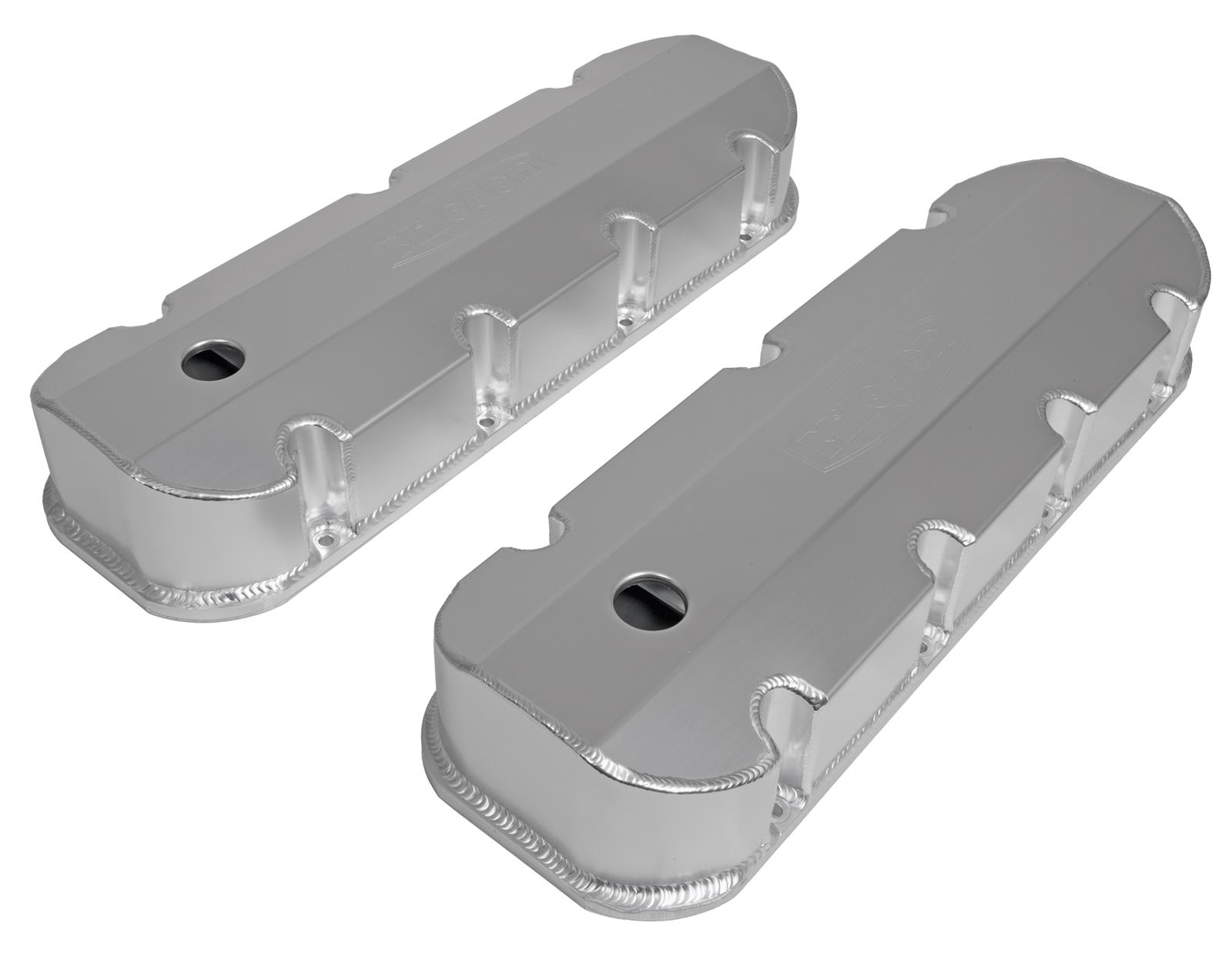 Milodon 85920 Milodon Fabricated Aluminum Valve Covers Summit Racing