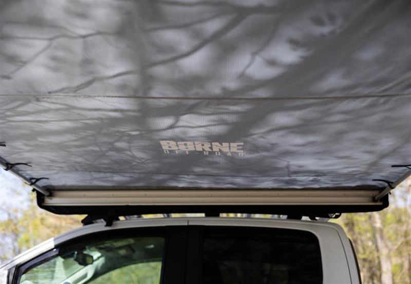 Borne Off-Road Rooftop Awning 93in L x 118in D Grey thumbnail 8