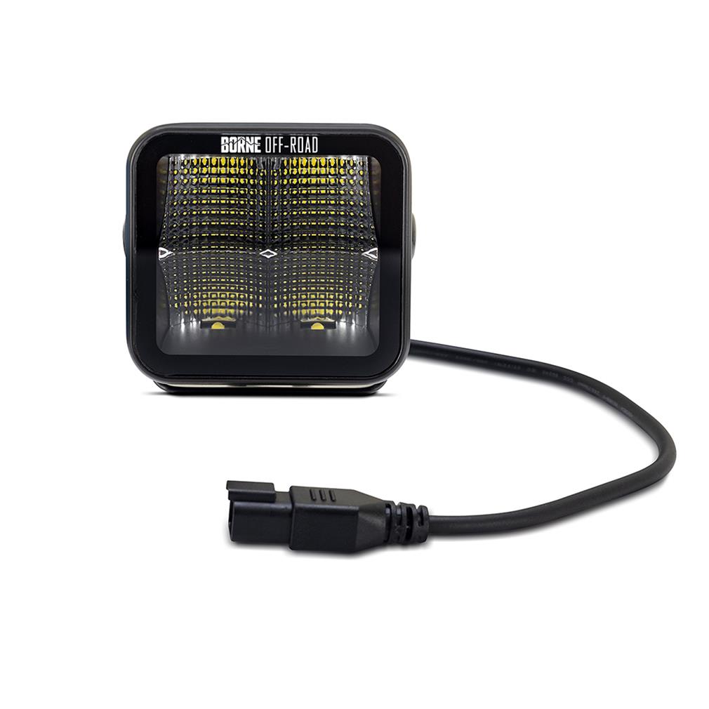 Borne Off-Road Light Pods (Kit of 2) 3x3 Flood thumbnail 5