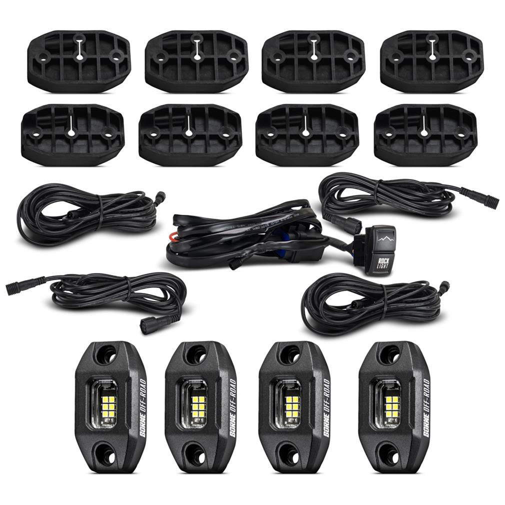 Borne Off-Road Rock Light (Kit of 4) Short Harness thumbnail 2