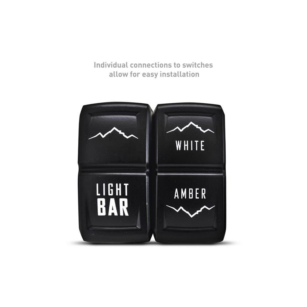 Borne Off-Road Light Bar Wire Harness For 10-20in Bar thumbnail 5