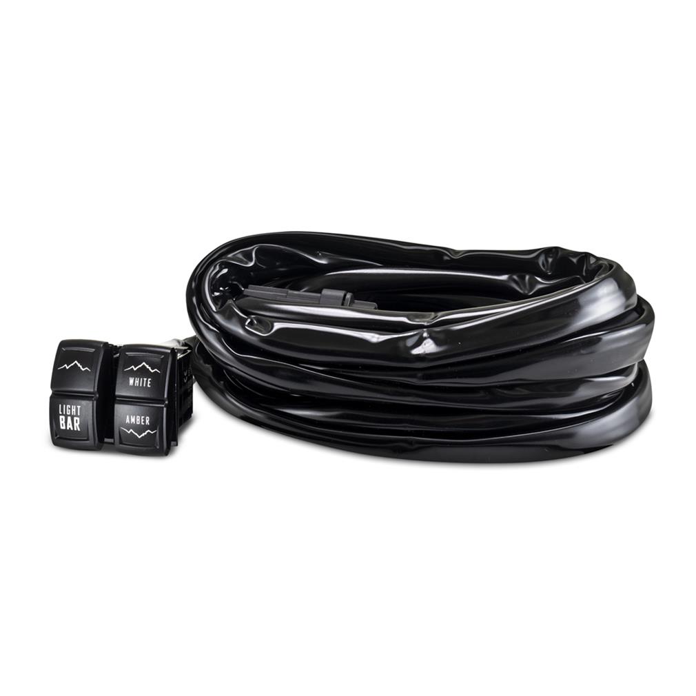 Borne Off-Road Light Bar Wire Harness For 10-20in Bar thumbnail 2