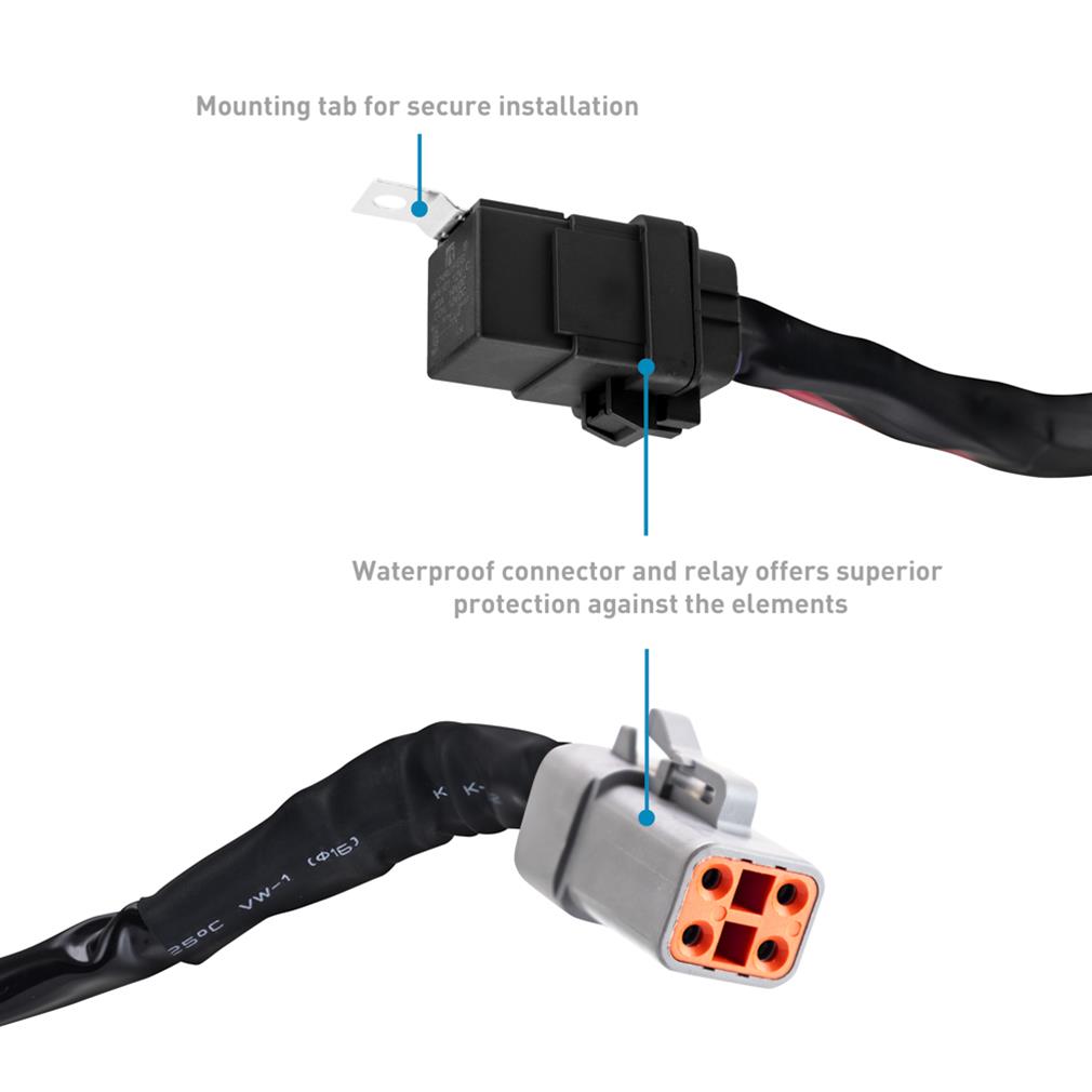 Borne Off-Road Light Bar Wire Harness For 30-50in Bar thumbnail 3