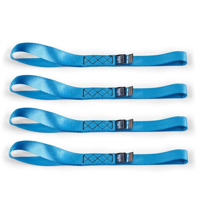Borne Off-Road Heavy-Duty Ratchet Tie-Down Kit (4-Pack) - Blue thumbnail 2