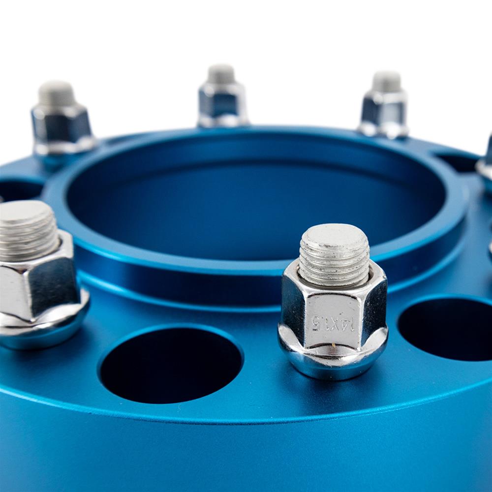 Mishimoto Wheel Spacers - 6x135 - 87.1 - 25 - M14 - Blue thumbnail 3