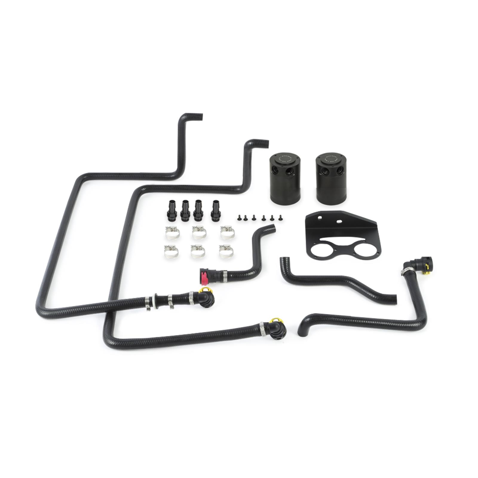 Mishimoto MMBCC-F27T-15SBE Mishimoto Baffled Oil Catch Cans