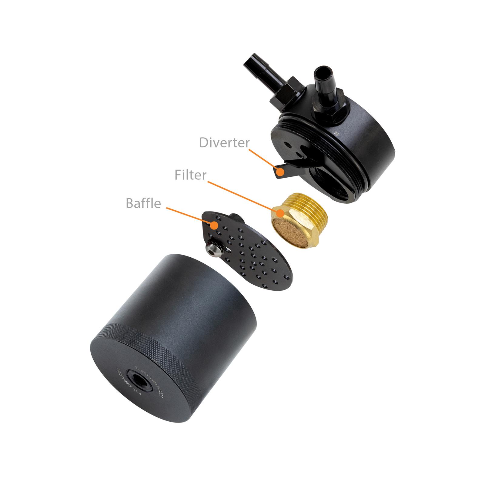 micchan Mishimoto MMBCC-K2-14 Mishimoto Baffled Oil Catch Cans | Summit Racing
