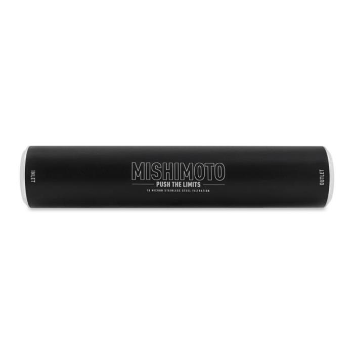 Mishimoto 10 Microns Fuel Filter with -10 AN O-ring Inlet Size MMFF-HF-S010 Filter, High Flow, Aluminum, Black, Anodized, Serviceable, 10-Micron, Stainless Steel Element, ORB, Female Threads, Each thumbnail 4