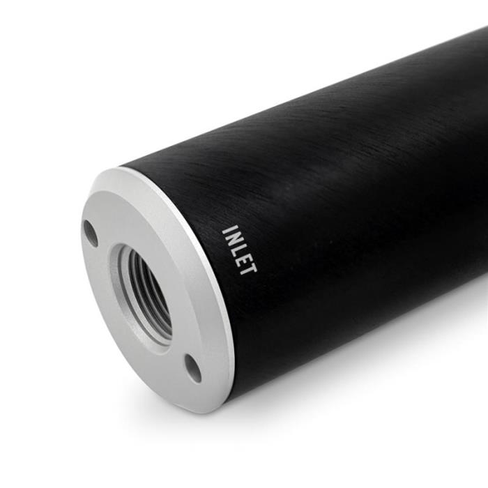 Mishimoto 10 Microns Fuel Filter with -10 AN O-ring Inlet Size MMFF-HF-S010 Filter, High Flow, Aluminum, Black, Anodized, Serviceable, 10-Micron, Stainless Steel Element, ORB, Female Threads, Each thumbnail 2