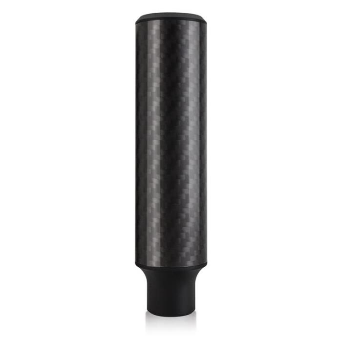 Mishimoto Lightweight Carbon Fiber Shift Knobs MMSK-CFC-125 Knobs, Ultra Lightweight, Fiber, Gloss, Cylindrical Style, Logo, 125mm Tall, Universal, Each thumbnail 2