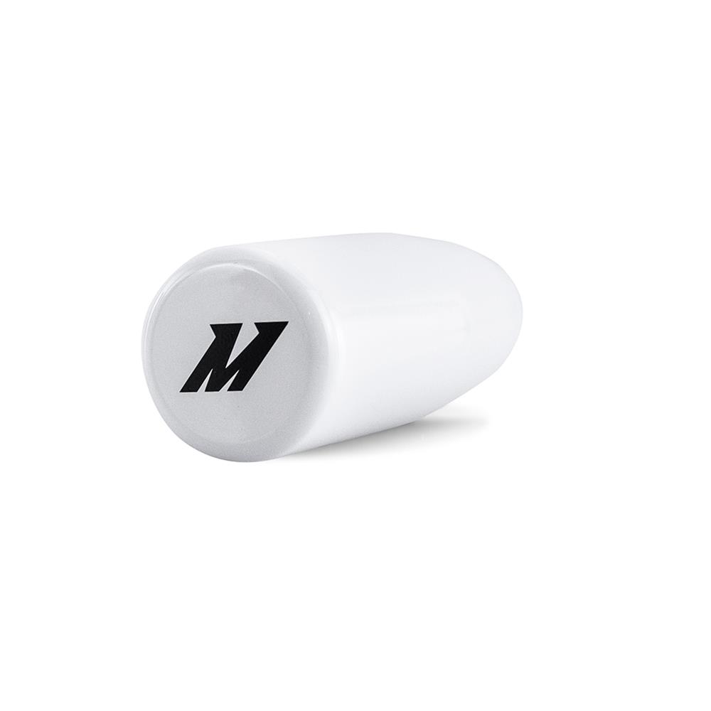 White Mishimoto MMSK-WH Weighted Shift Knob 
