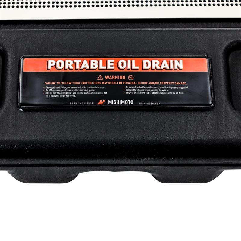 Mishimoto Low Profile 17-Gallon Oil Drain Pan – Heavy Duty Thermoplastic