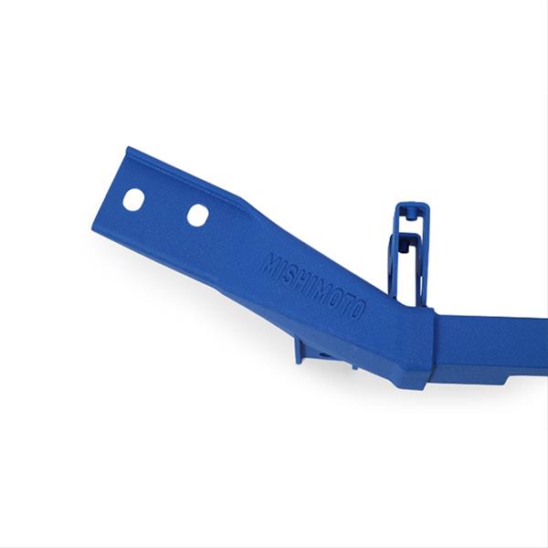 Mishimoto Radiator Supports MMUS-F2D-08BL Ford 6.4L Powerstroke Upper Support Bar, 2008-2010, Wrinkle Blue thumbnail 2