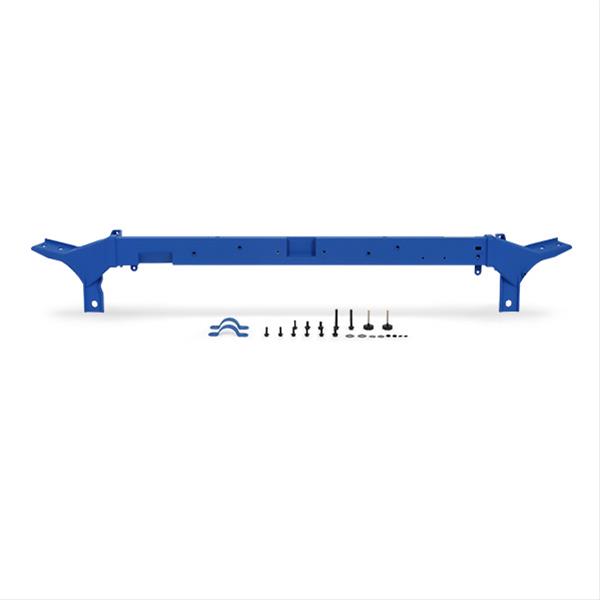 Mishimoto Radiator Supports MMUS-F2D-08BL Ford 6.4L Powerstroke Upper Support Bar, 2008-2010, Wrinkle Blue thumbnail 4
